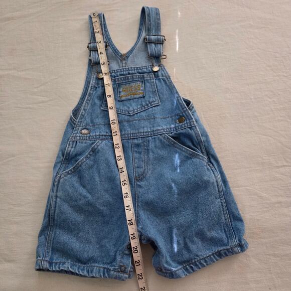 Vintage Guess Denim Shortalls 3t - Picture 3 of 5
